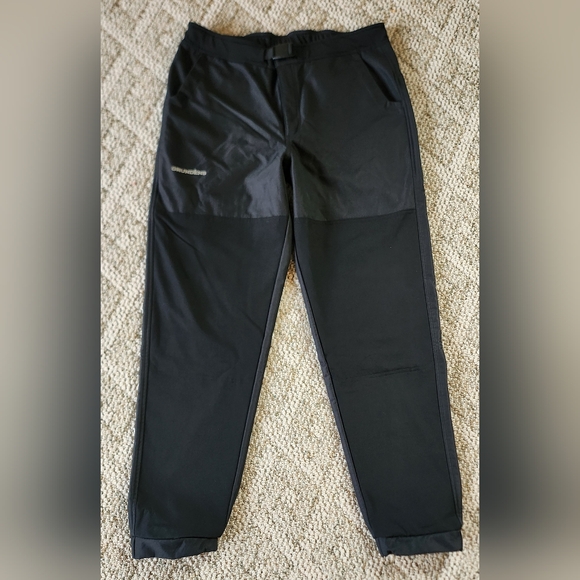 Grundens Black Bulkhead Tech fleece Fishing pants Large 20021-001-0014 - Picture 1 of 8